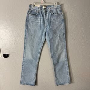 AGOLDE Lana Mid Rise Vintage Straight Jean, 28